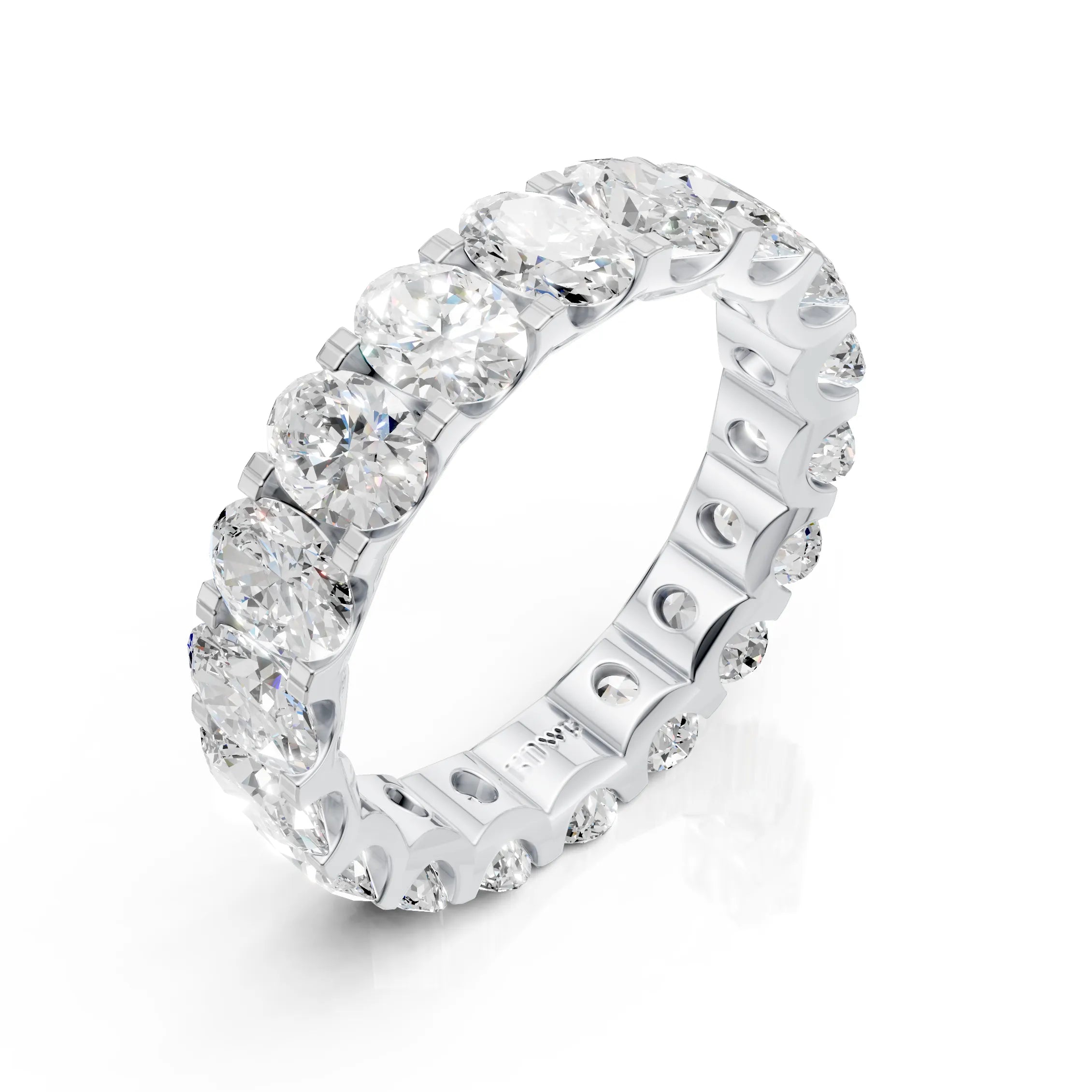 Premium Oval Cut Eternity Ring