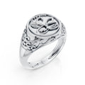 Luxury Swan Emblem Statement Ring