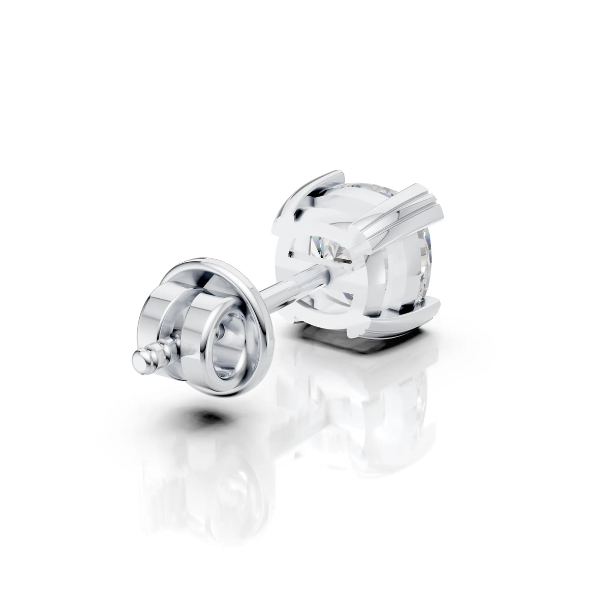 Cushion Cut Solitaire Stud (1 PC)
