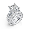 Princess Cut Wedding Ring Set