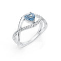Blue Heart Ring