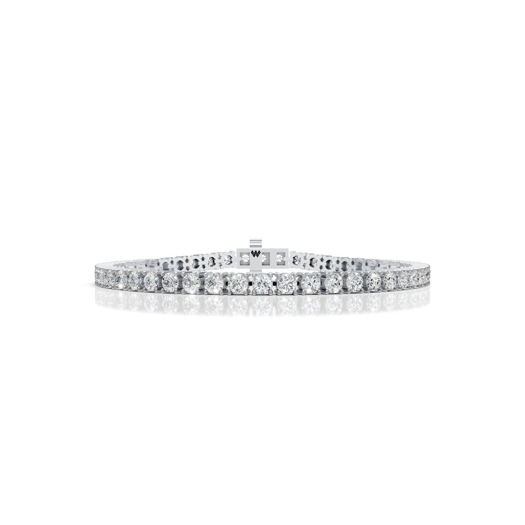 3.5 MM Round Shaped Tennis Bracelet