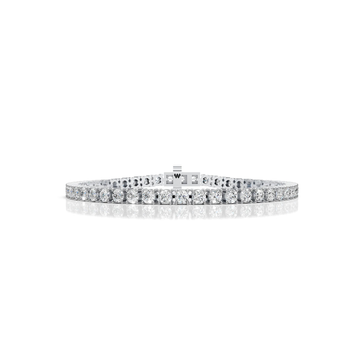 3.5 MM Round Shaped Tennis Bracelet