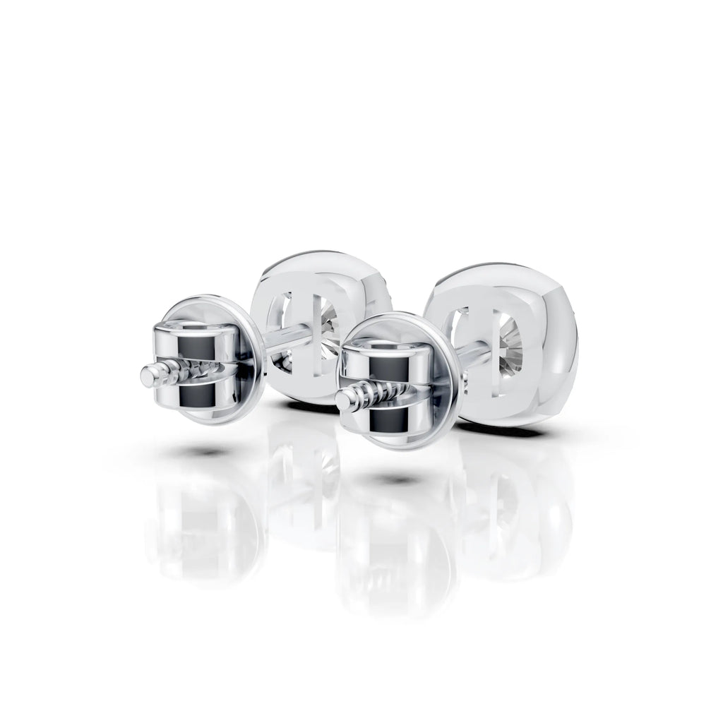 Classic Round Halo Diamond Earring