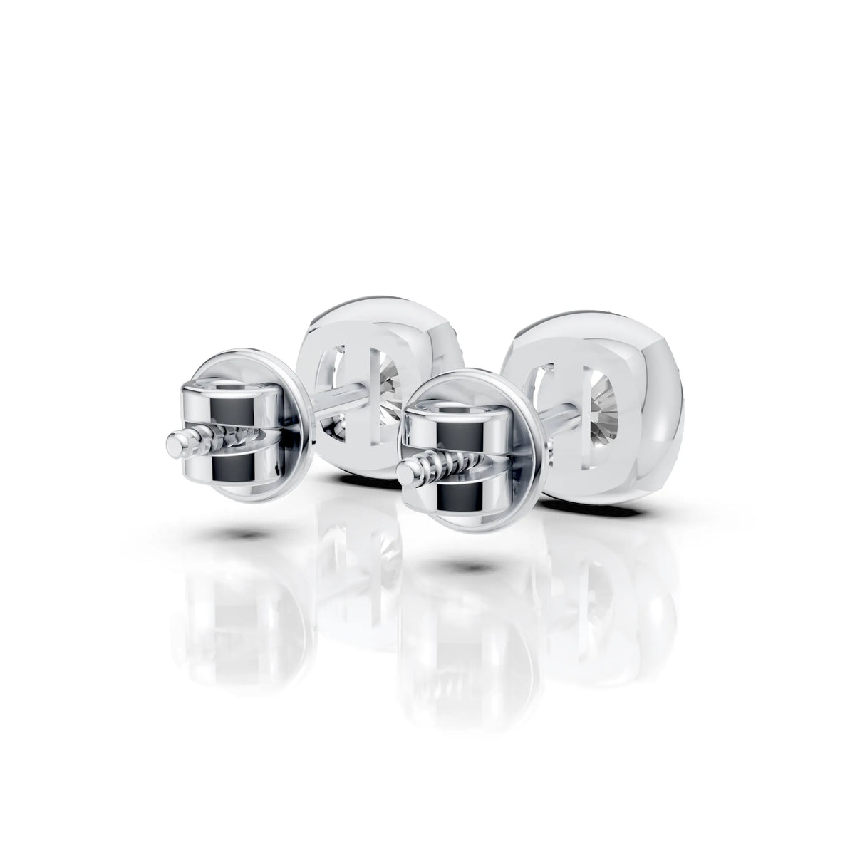Classic Round Halo Diamond Earring