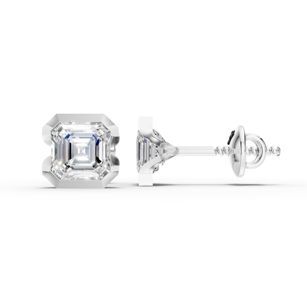 Asscher Vault Earring (1 Pair)