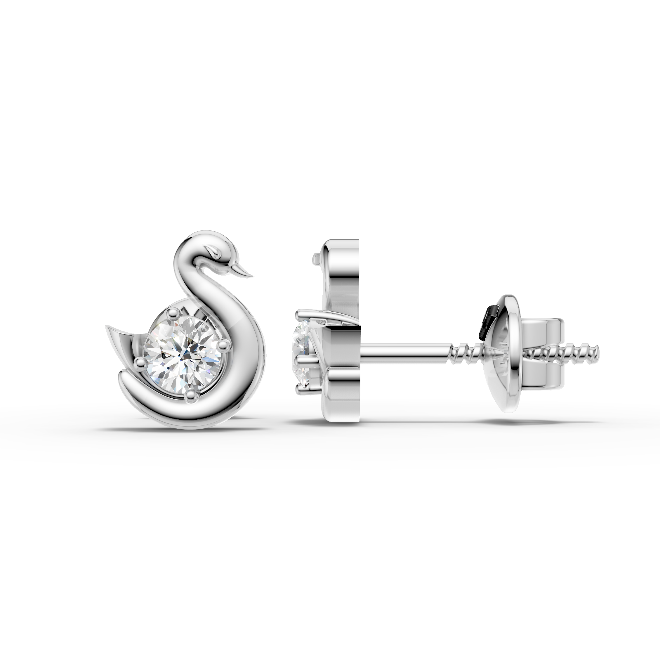 Swan Grace Earrings (1 Pair)