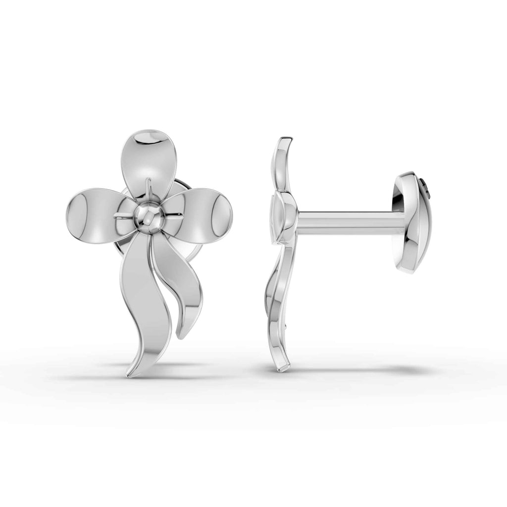 Minimal Flower Shape Earrings (1 Pair)