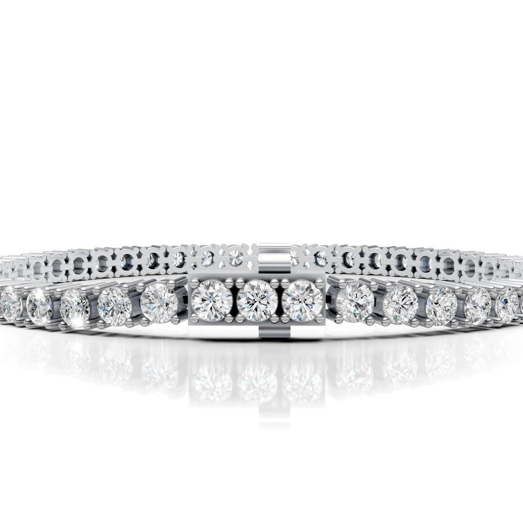 3.5 MM Round Shaped Tennis Bracelet