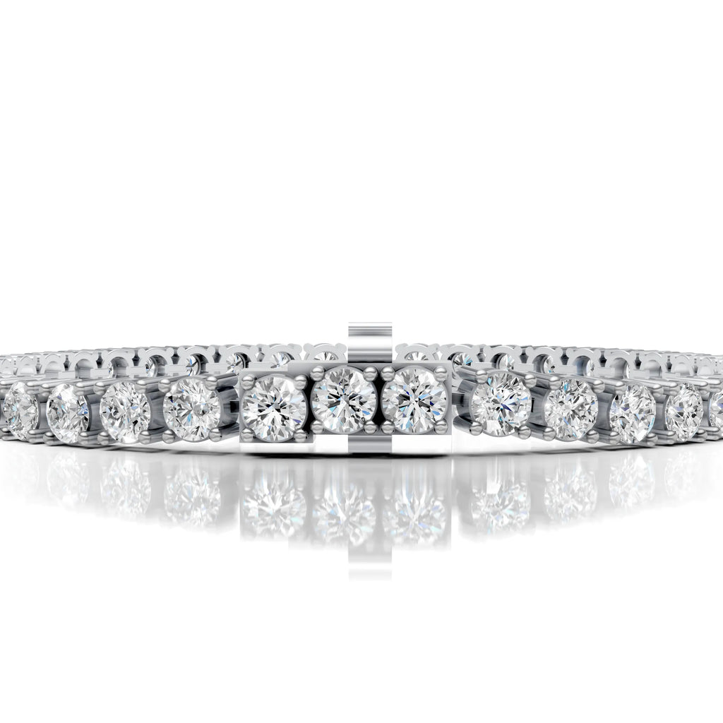 4 MM Round Shaped Tennis Bracelet