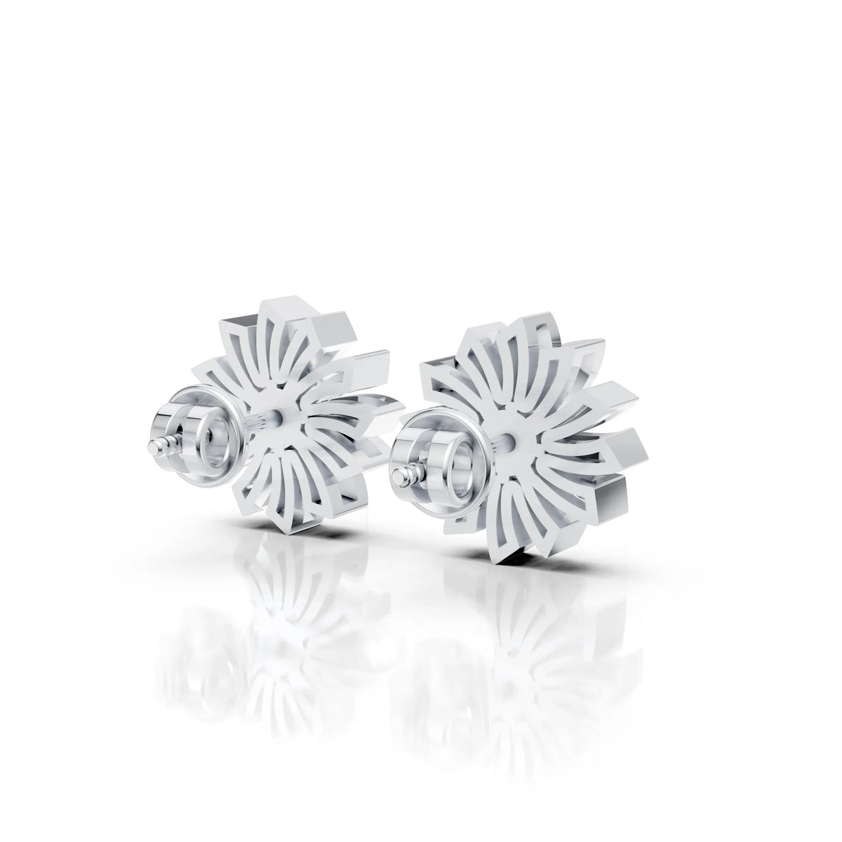 Sunflower Yellow Diamond Earring