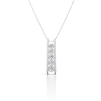 Five Stone Bar Necklace