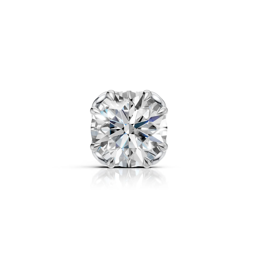 Classic Crown Solitaire Diamond Stud