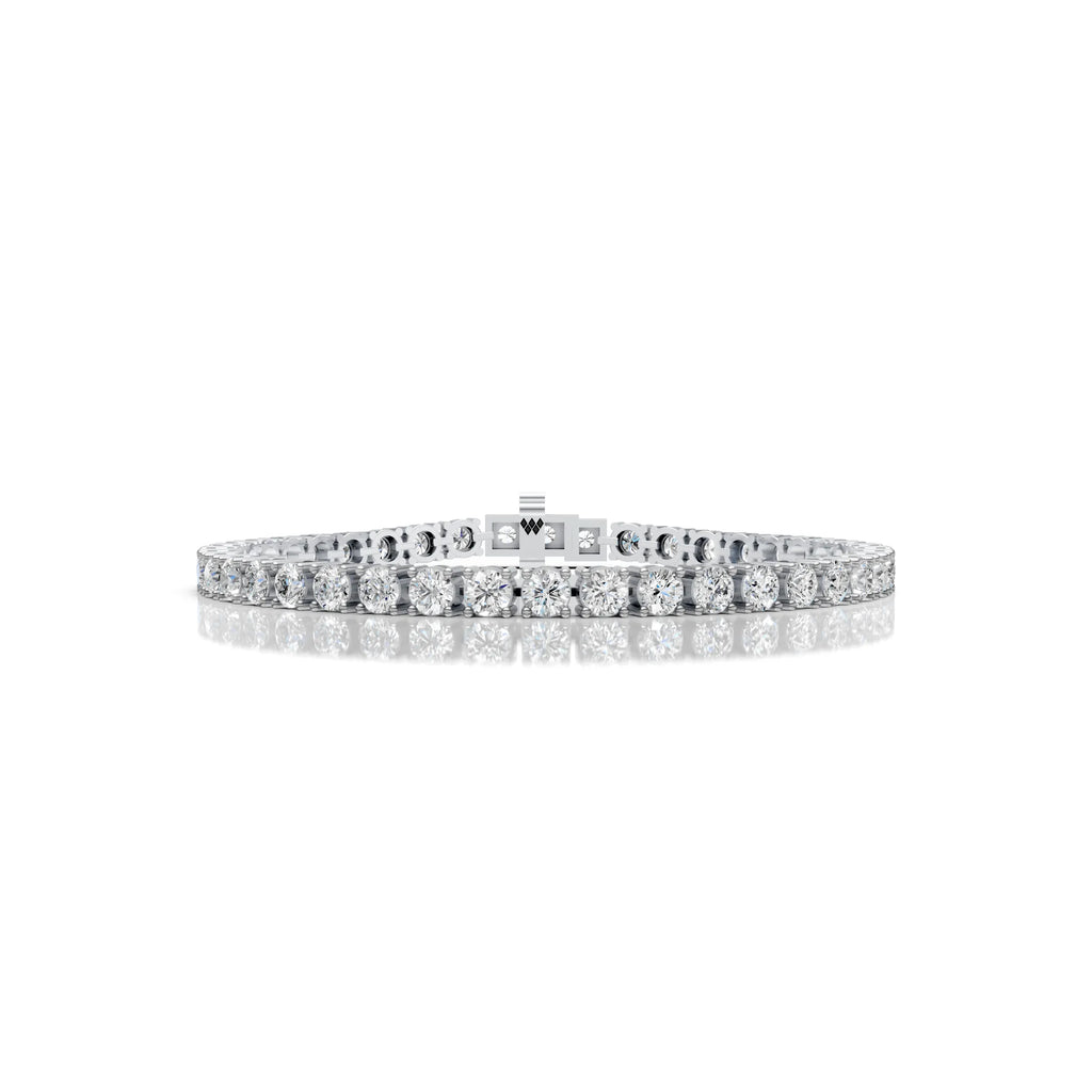 4 MM Round Shaped Tennis Bracelet