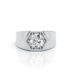 Bold Solitaire Diamond Ring