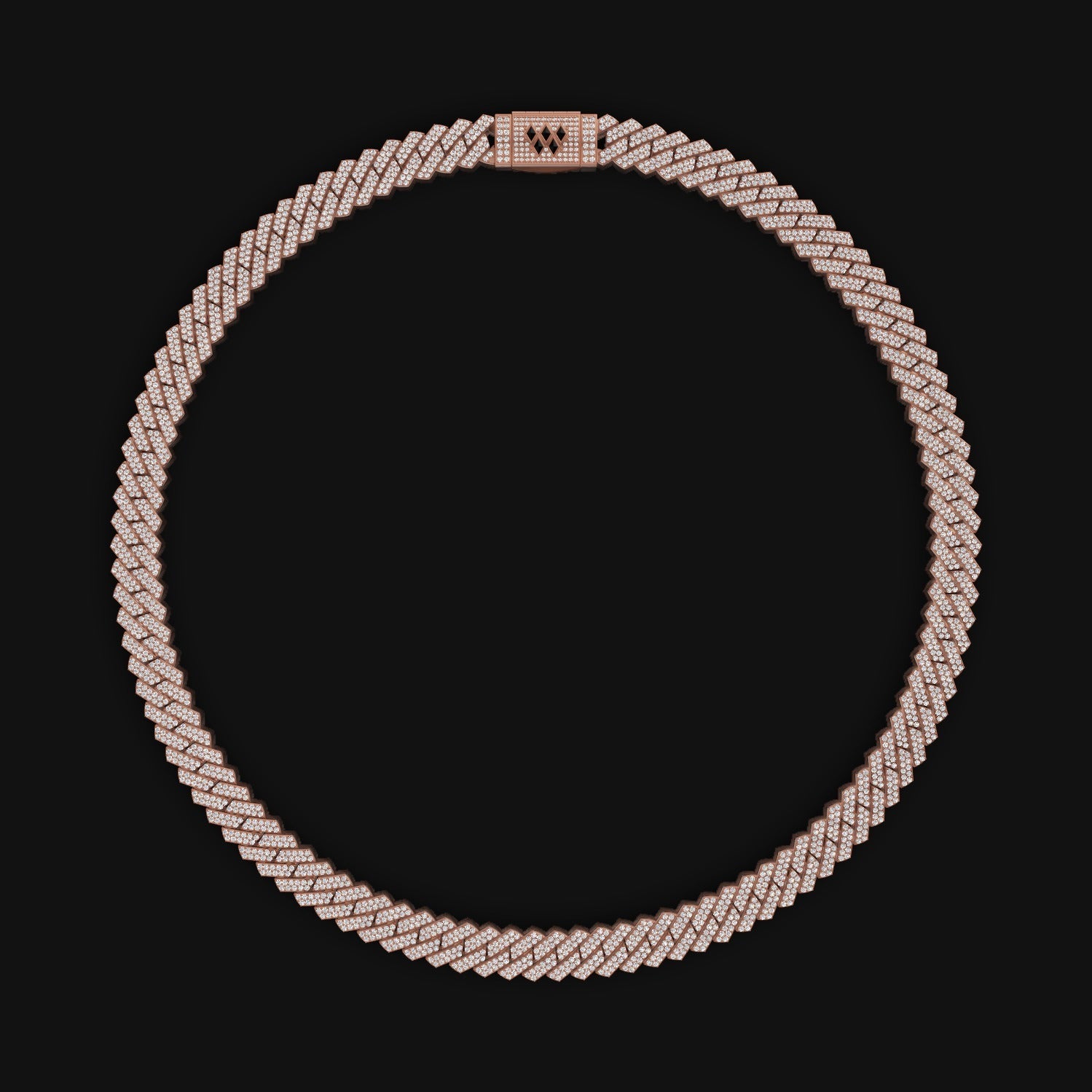 10 MM 925 Sterling Silver Moissanite Cuban Chain