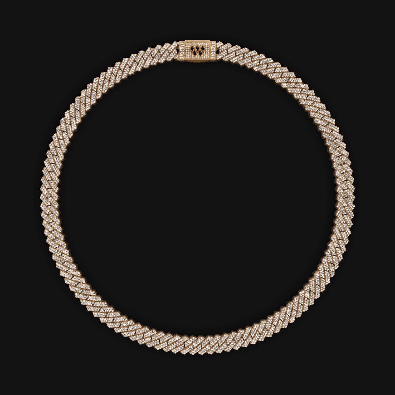 10 MM 925 Sterling Silver Moissanite Cuban Chain