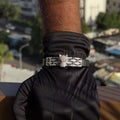 Panther Head Moissanite Bracelet