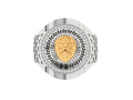 Solid Gold  And 925 Sterling Silver Gold Moissanite Diamond Bulky Lion Ring