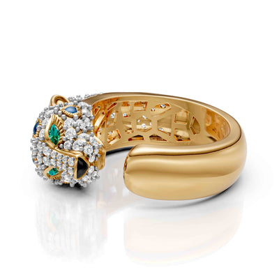 Royal Panther Diamond Ring