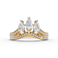 Triple Pear Ring