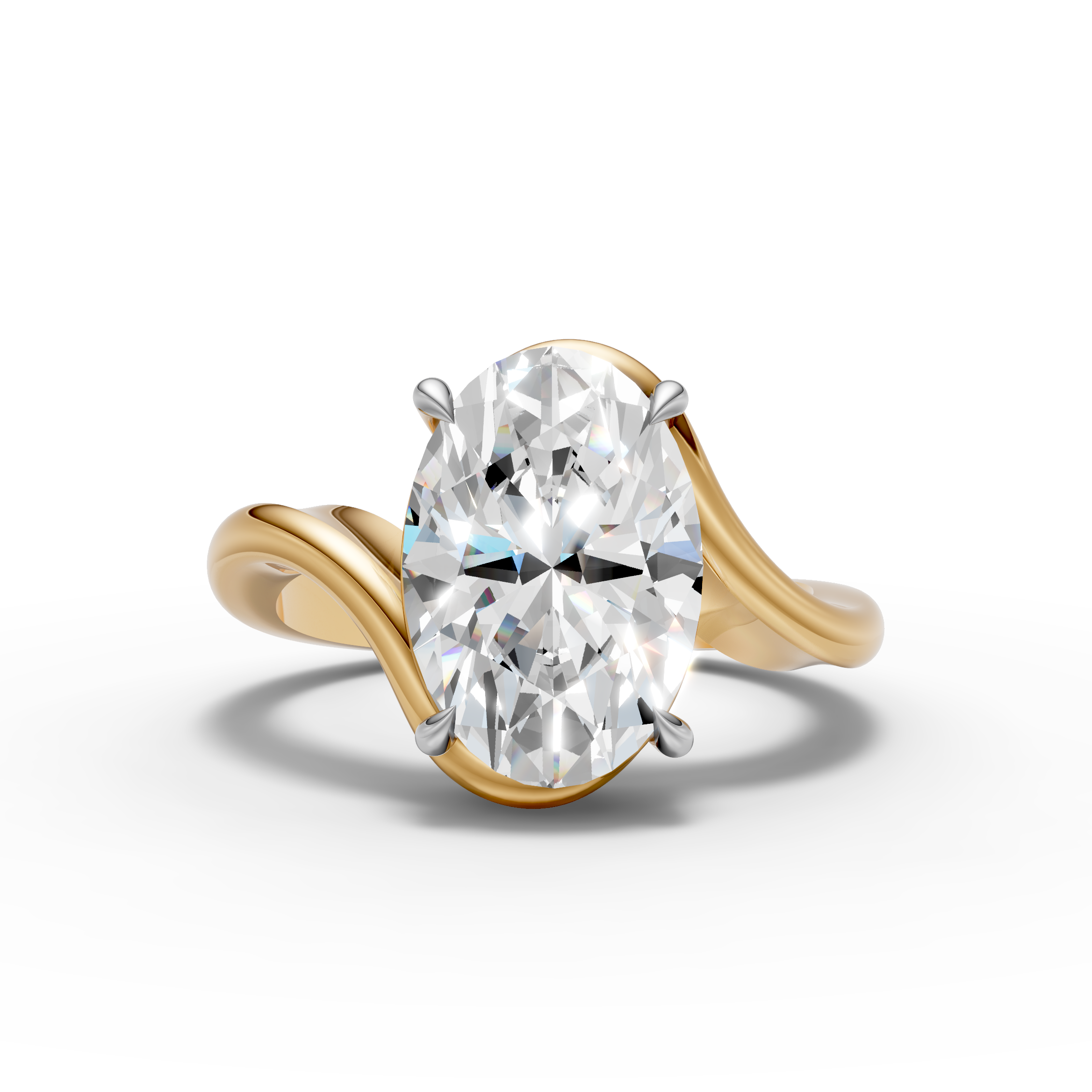 Oval Solitaire Ring