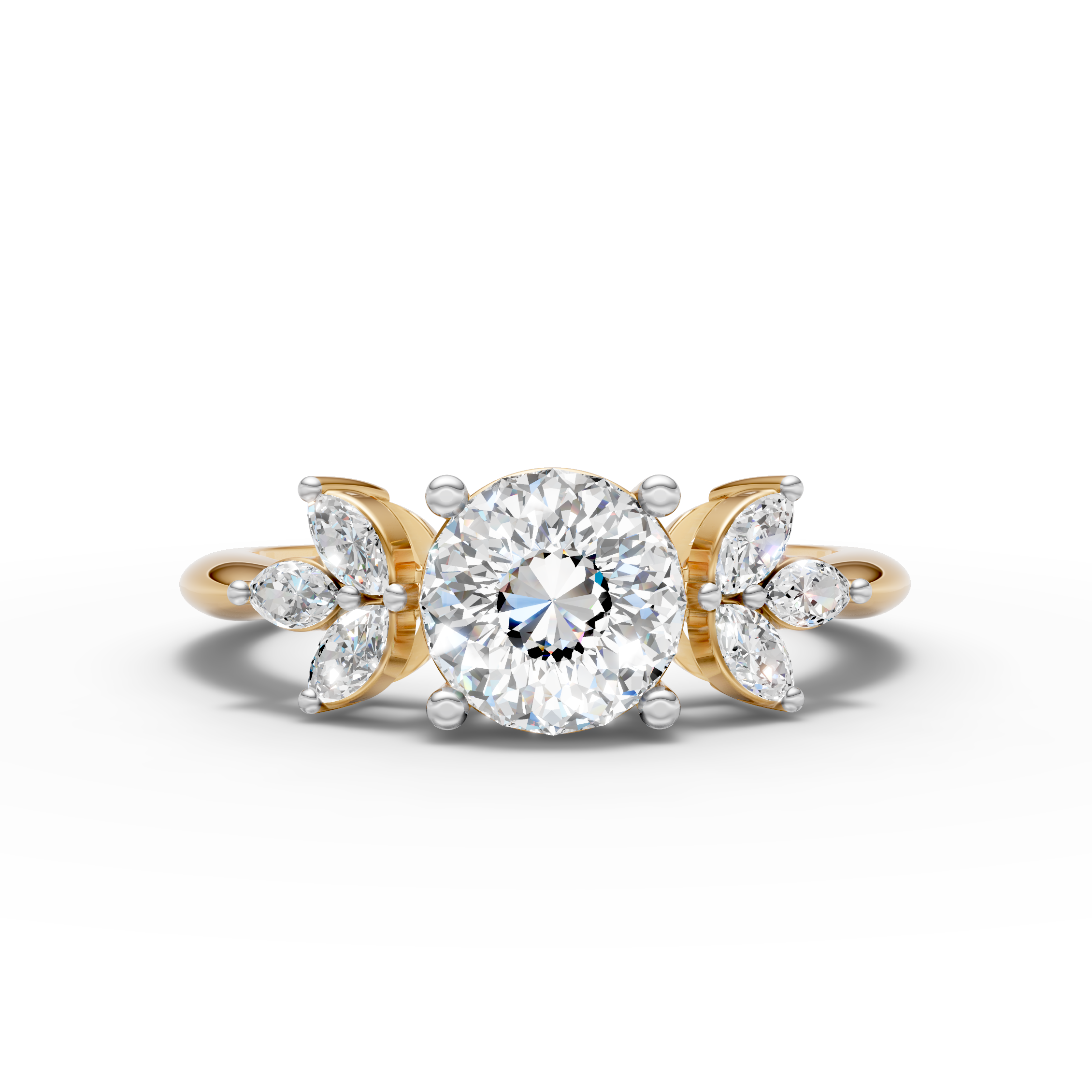 Portuguese Cut Engagement Ring