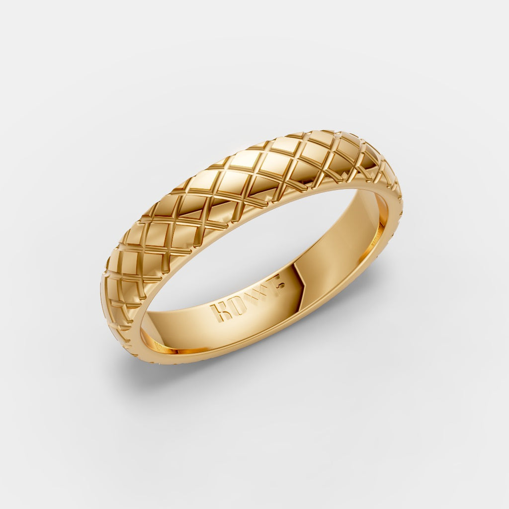 Textured Band Ring