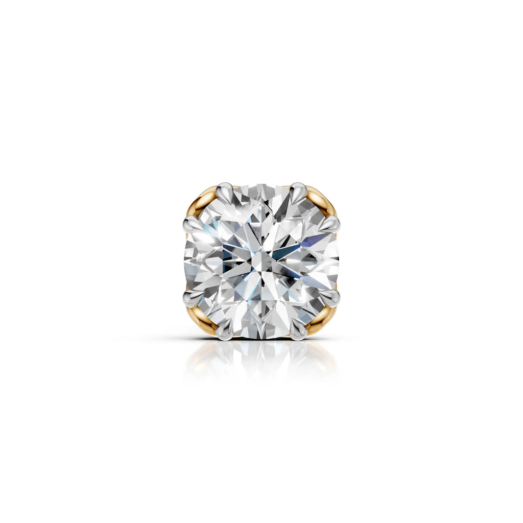 Classic Crown Solitaire Diamond Stud