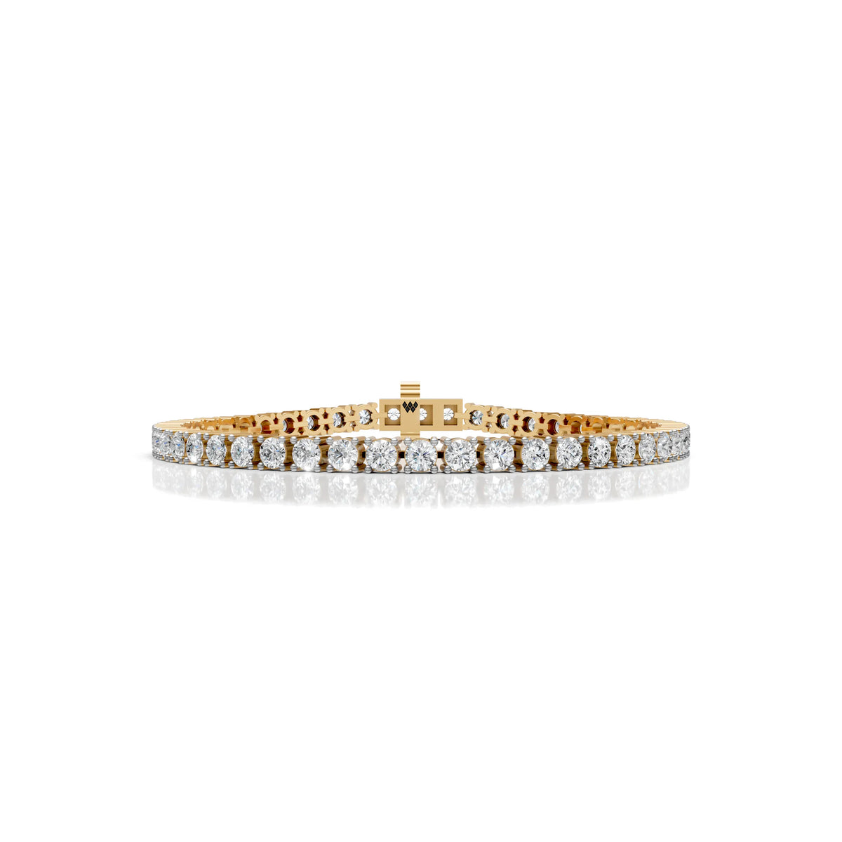 3.5 MM Round Shaped Tennis Bracelet