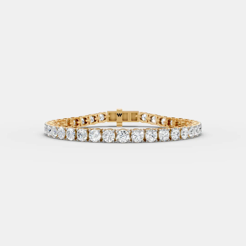 5 MM Round Shaped Tennis Bracelet