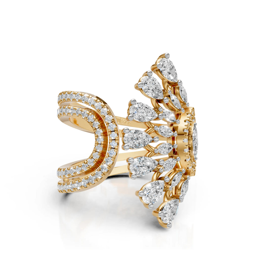 Peacock Feather Ring