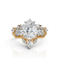 Pear Solitaire Diamond Bridal Ring Set
