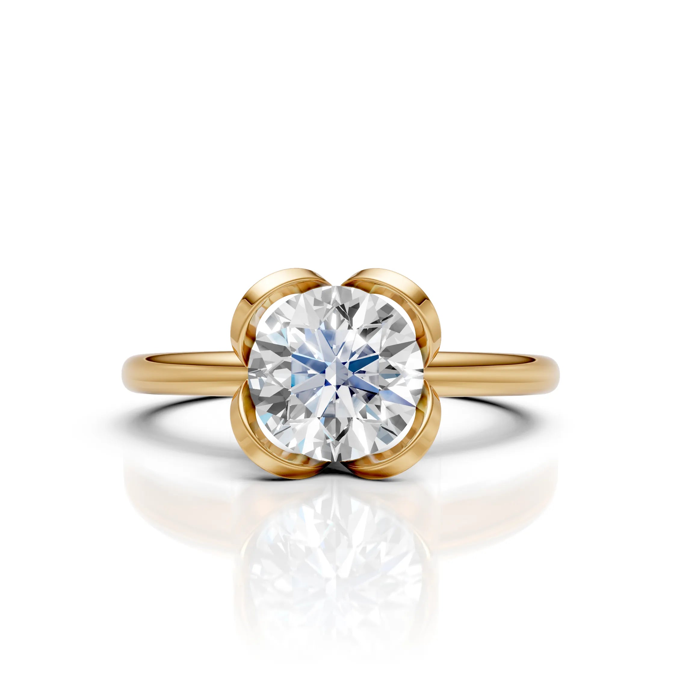 Bloom Solitaire Ring