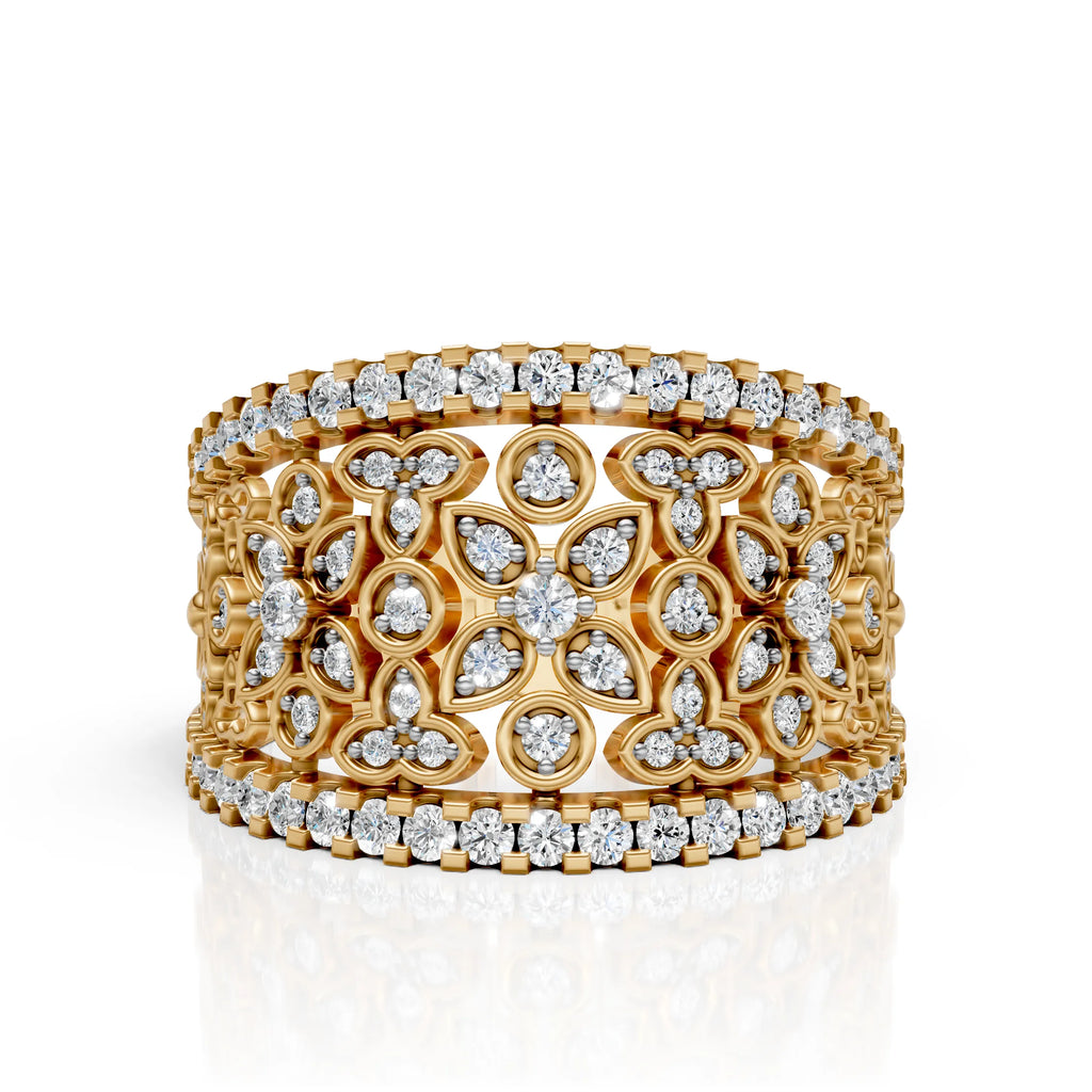 Royal Blossom Diamond Ring