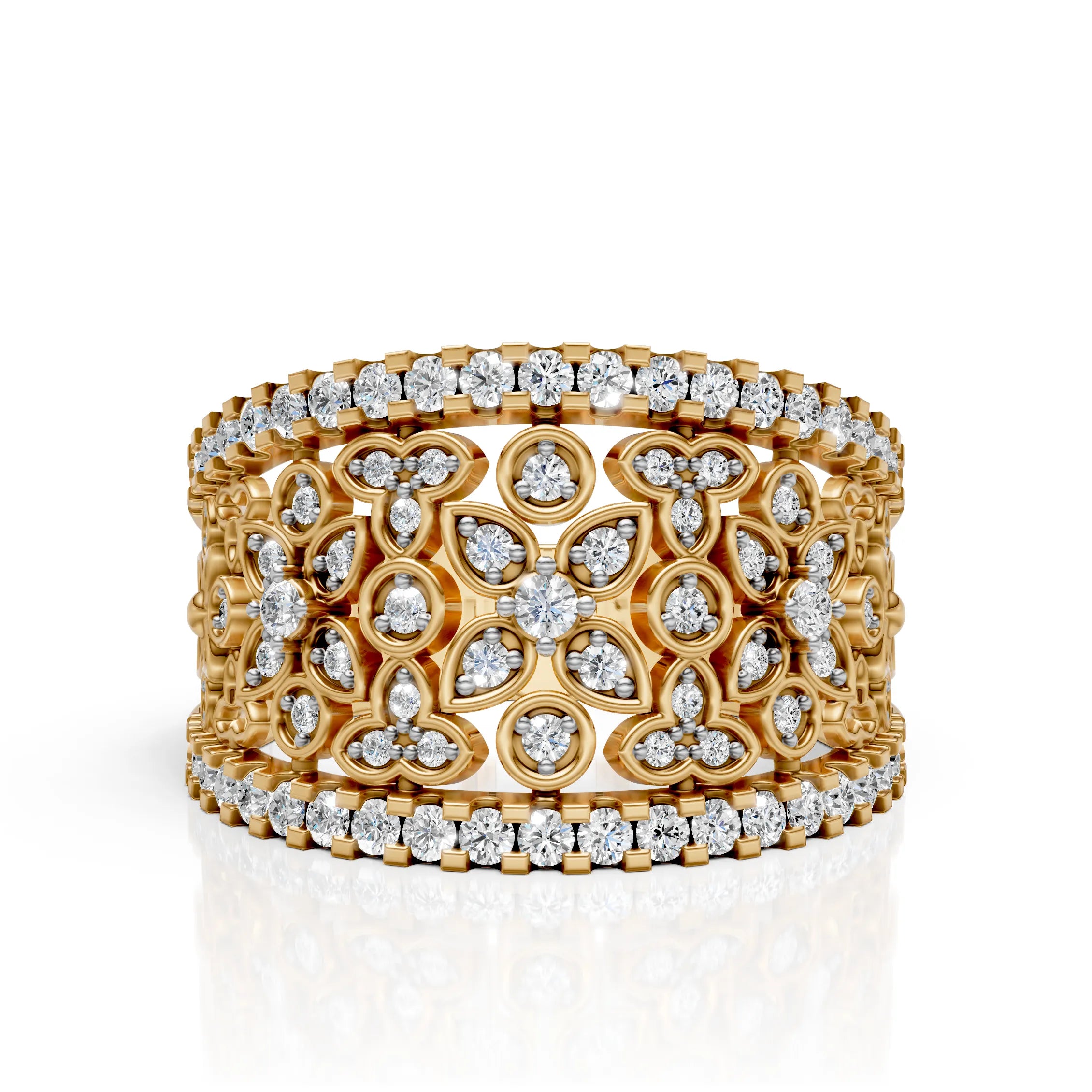 Royal Blossom Diamond Ring