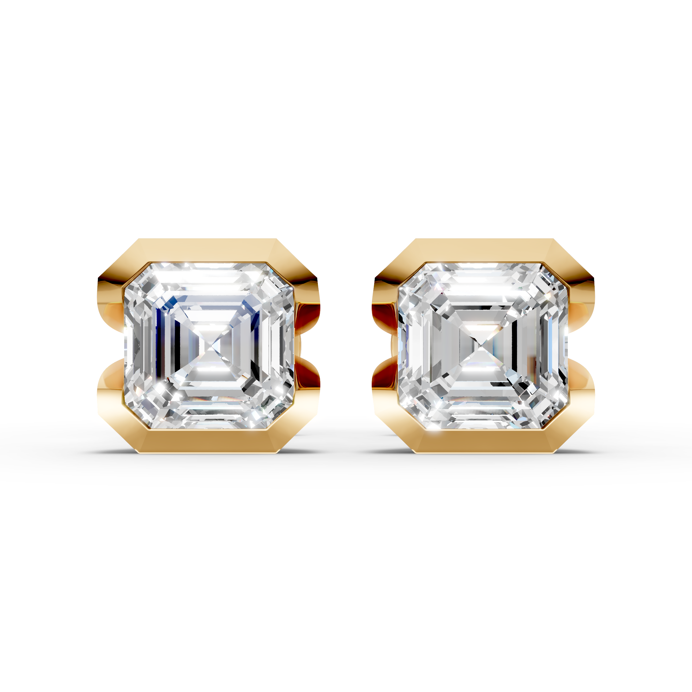 Asscher Vault Earring (1 Pair)