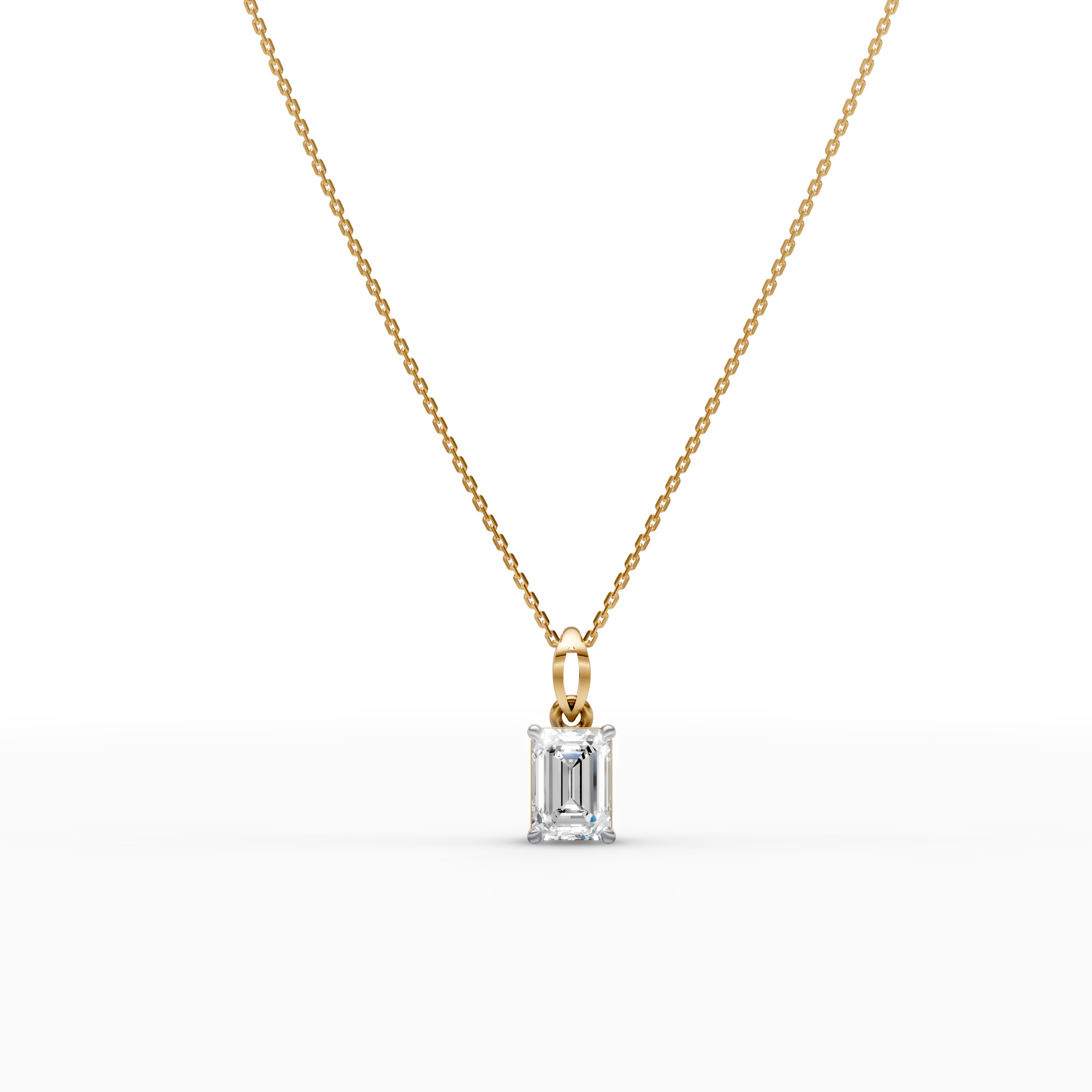 Emerald Shape Pendant