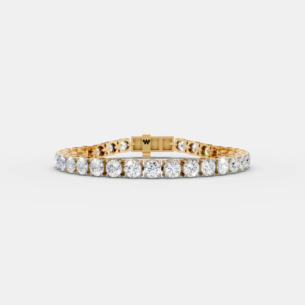 5.5 MM Round Shaped Tennis Bracelet