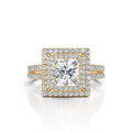 Square Halo Ring