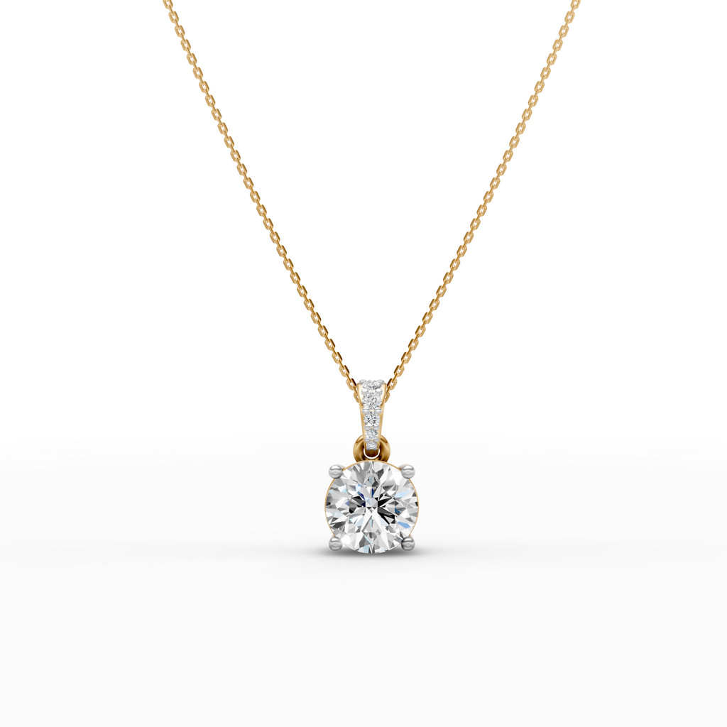 2 CT Portuguese CutPendant With Chain