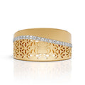 Floral Lace Diamond Ring