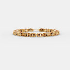 Black Rudraksha Box Bracelet – Spiritual Strength Meets Modern Design