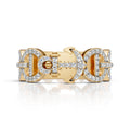 Diamond Anchor Statement Ring