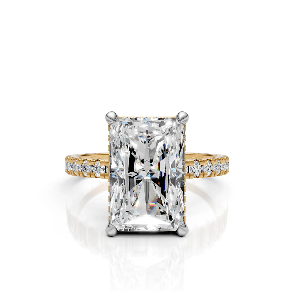 Radiant-Cut Diamond Ring