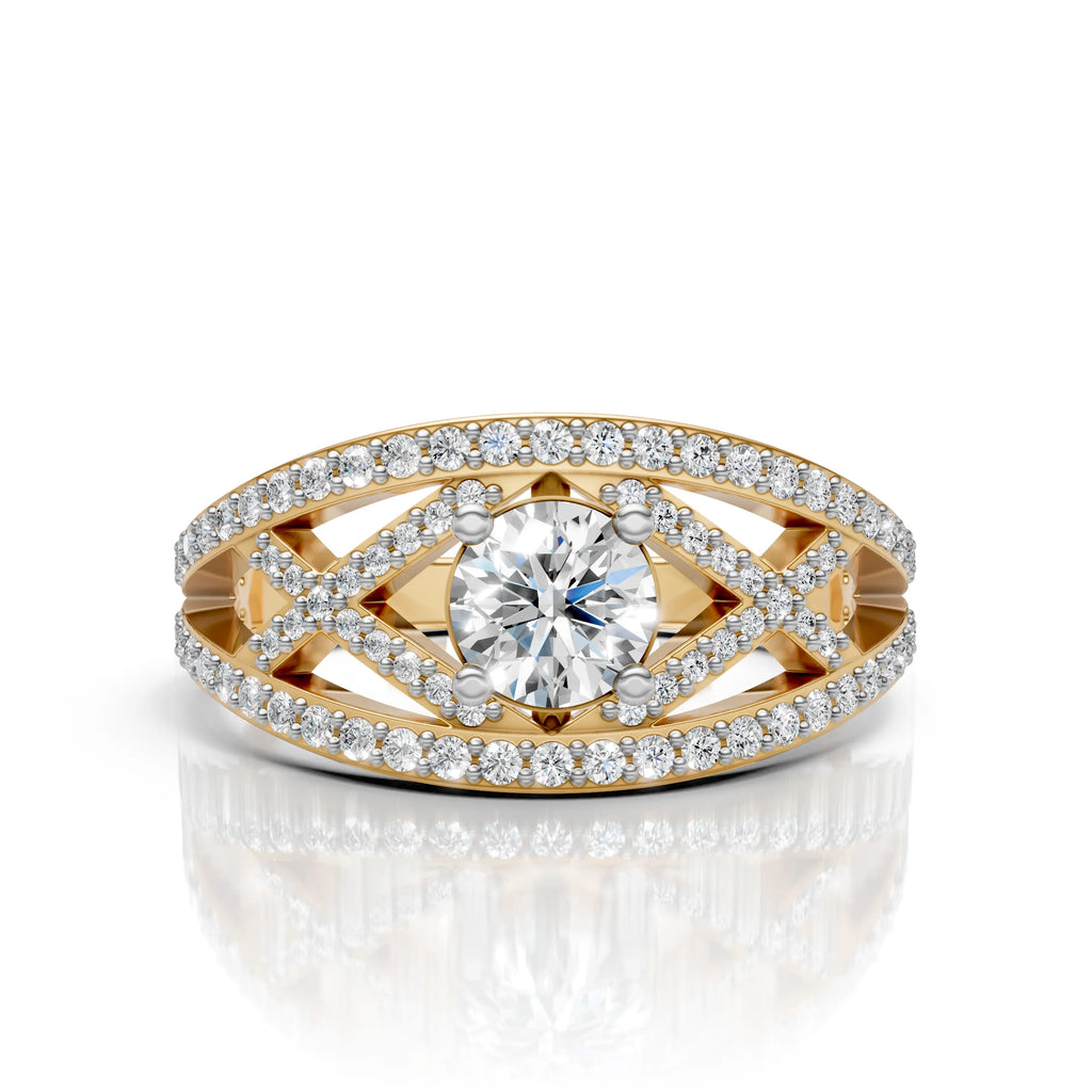 Geometric Pattern Ring