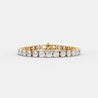 6 MM Round Shaped Tennis Bracelet