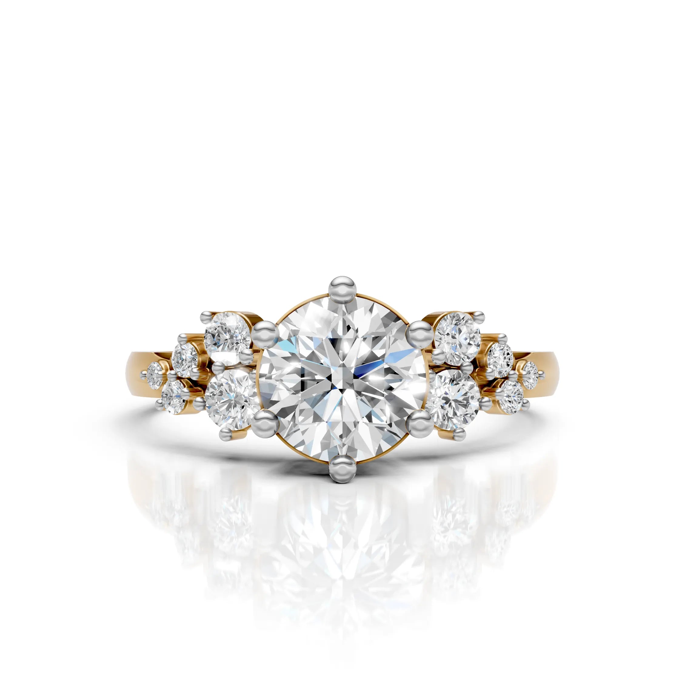 Elegant Round-Cut Ring