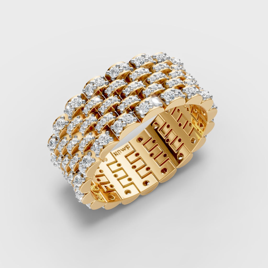 Cluster Band Ring