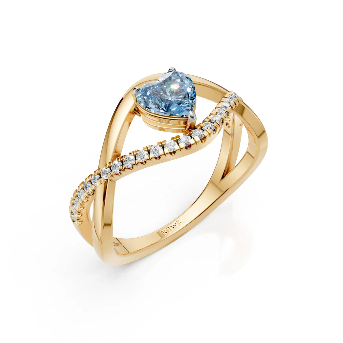 Blue Heart Ring
